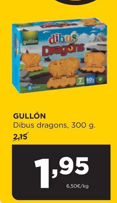 Oferta de Gullón - Dibus Dragons por 1,95€ en Alimerka