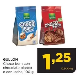 Oferta de Gullón - Choco Bom Con Chocolate Blanco O Con Leche por 1,25€ en Alimerka