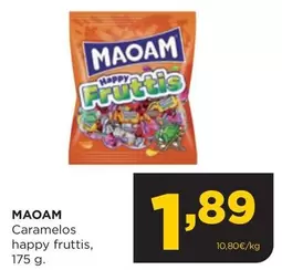 Oferta de Maoam/ Caramelos Happy Fruttis por 1,89€ en Alimerka