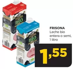 Oferta de Frisona Bio - Leche Entera O Semi por 1,55€ en Alimerka