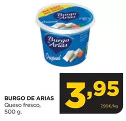 Oferta de Burgo de Arias - Queso Fresco por 3,95€ en Alimerka