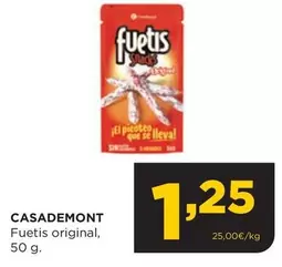 Oferta de Casademont - Fuetis Original por 1,25€ en Alimerka