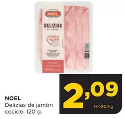 Oferta de Noel - Delizias De Jamon Cocido por 2,09€ en Alimerka