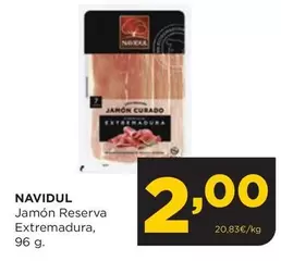 Oferta de Navidul - Jamon Reserva Extremadura por 2€ en Alimerka