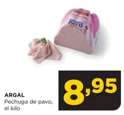 Oferta de Argal - Pechuga De Pavo por 8,95€ en Alimerka