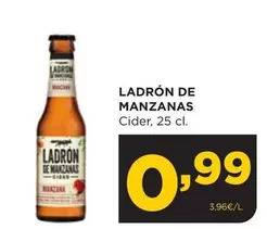 Oferta de Ladrón de Manzanas - Cider por 0,99€ en Alimerka