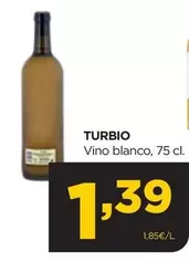 Oferta de Turbio/ Vino Blanco por 1,39€ en Alimerka