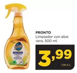 Oferta de Pronto - Limpiador Con Aloe Vera por 3,99€ en Alimerka