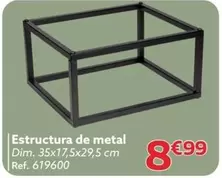 Oferta de Estructura De Metal por 8,99€ en GiFi