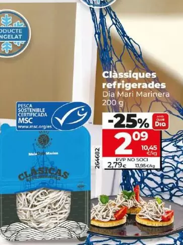 Oferta de Dia Mari Marinera - Clasicas Refrigeradas por 2,09€ en Dia