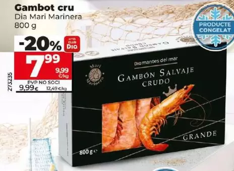 Oferta de Dia Mari Marinera - Gambon Crudo por 7,99€ en Dia