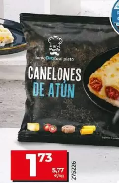 Oferta de Dia Al Punto - Canelones De Atun por 1,73€ en Dia