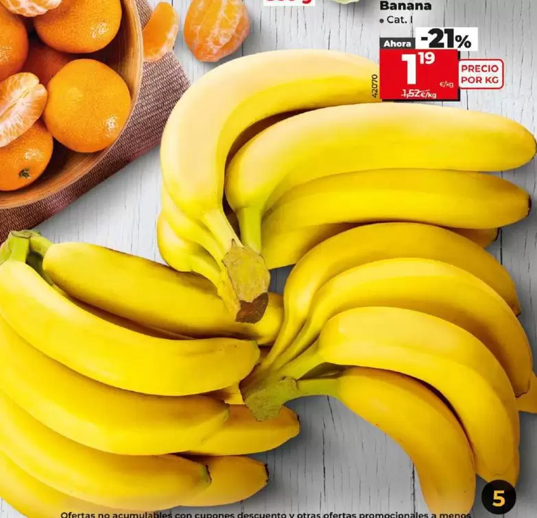 Oferta de Banana por 1,19€ en Dia