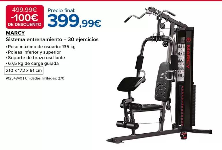 Oferta de Sistema -  Enterramiento + 30 Efercicios por 399,99€ en Costco