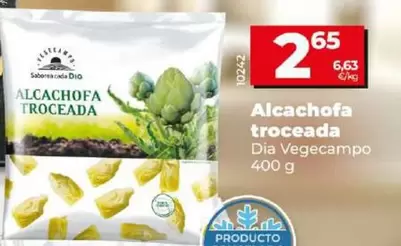 Oferta de Dia Vegecampo - Alcachofa Troceada por 2,65€ en Dia