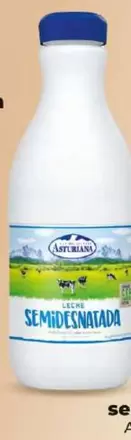 Oferta de Asturiana - Leche Semidesnatada por 1,72€ en Dia