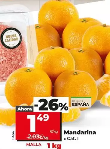 Oferta de Mandarina por 1,49€ en Dia