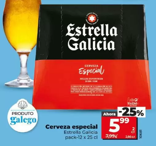 Oferta de Estrella Galicia - Cerveza Especial por 5,99€ en Dia