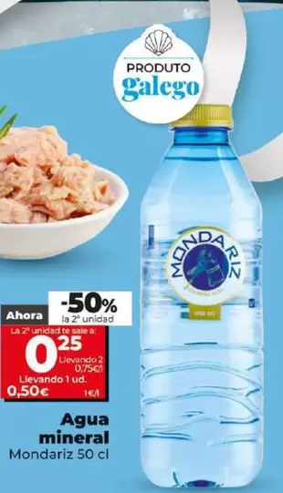 Oferta de Mondariz - Agua Mineral por 0,5€ en Dia