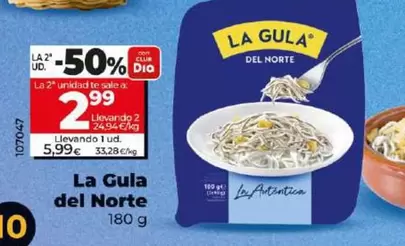 Oferta de La Gula Del Norte - 180g por 5,99€ en Dia