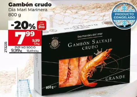 Oferta de Dia Mari Marinera - Gambón Crudo por 7,99€ en Dia