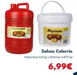 Oferta de Celorrio - Salsas por 6,99€ en Cash Unide