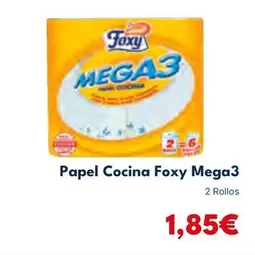 Oferta de Foxy - Papel Cocina Mega3 por 1,85€ en Cash Unide