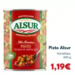 Oferta de Alsur - Pisto por 1,19€ en Cash Unide