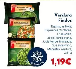 Oferta de Findus - Verdura por 1,19€ en Cash Unide