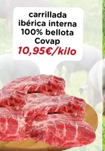 Oferta de Covap - Carrillada Ibérica Interna 100% Bellota por 10,95€ en Supermercados Piedra