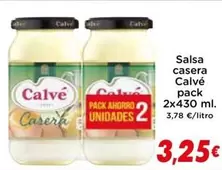 Oferta de Calvé - Salsa Casera por 3,25€ en Supermercados Piedra