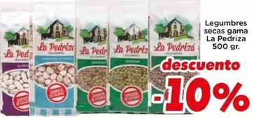 Oferta de La Pedriza - Legumbres secas gama en Supermercados Piedra