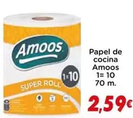 Oferta de Amoos - Papel De Cocina por 2,59€ en Supermercados Piedra