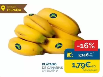 Oferta de Origen - Platano De Canarias por 1,79€ en Supermercados La Despensa