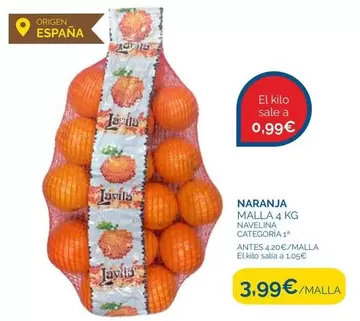 Oferta de Naranja por 3,99€ en Supermercados La Despensa