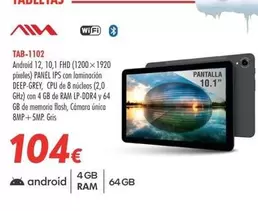 Oferta de Tab-1102 por 104€ en Zbitt