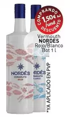 Oferta de Nordes - Vermouth Rojo/Blanco por 1,5€ en Cuevas Cash