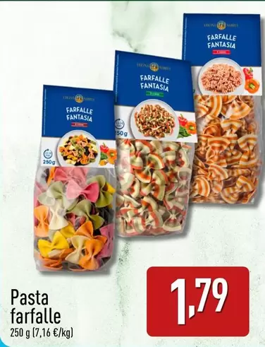 Oferta de Pasta Farfalle por 1,79€ en ALDI