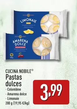 Oferta de Cucina Nobile - Pastas Dulces por 3,99€ en ALDI