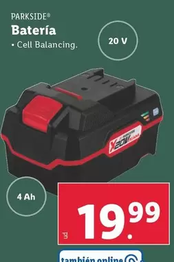 Oferta de Parkside - Bateria por 19,99€ en Lidl