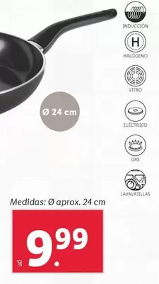 Oferta de Livarno Home - Sarten De Aluminio por 9,99€ en Lidl