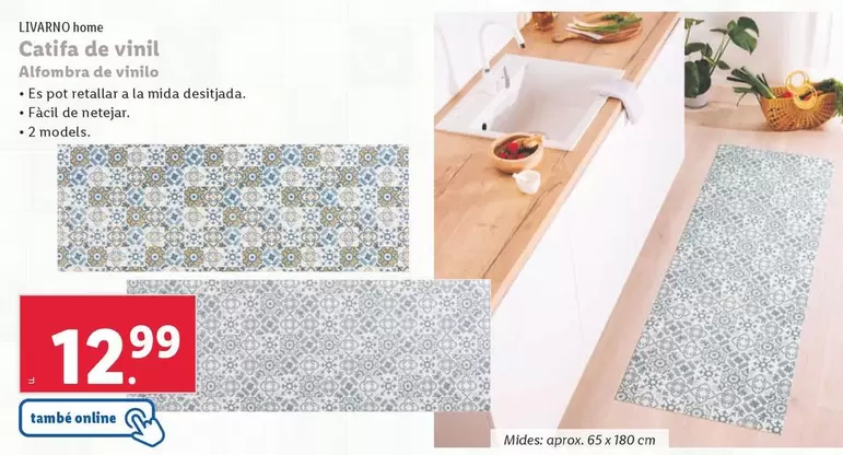 Oferta de Livarno Home - Catifa De Vinil por 12,99€ en Lidl