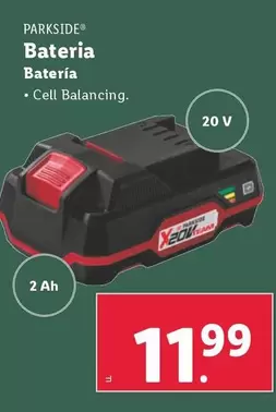 Oferta de Parkside - Bateria Bateria por 11,99€ en Lidl