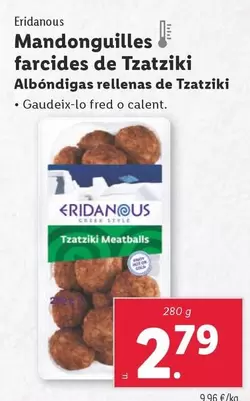 Oferta de Eridanous - Albondigas Rellenas De Tzatziki por 2,79€ en Lidl