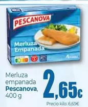 Oferta de Pescanova - Merluza Empanada por 2,65€ en Unide Supermercados