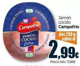 Oferta de Campofrío - Jamón Cocido por 2,99€ en Unide Market