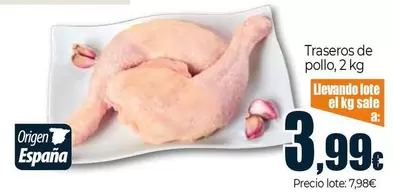 Oferta de Traseros De Pollo por 3,99€ en Unide Market