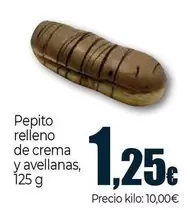 Oferta de Pepito Relleno De Crema Y Avellanas por 1,25€ en Unide Market