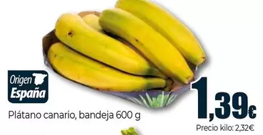 Oferta de Plátano Canario por 1,39€ en Unide Market