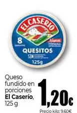 Oferta de El Caserío - Queso Fundido En Porciones por 1,2€ en Unide Supermercados